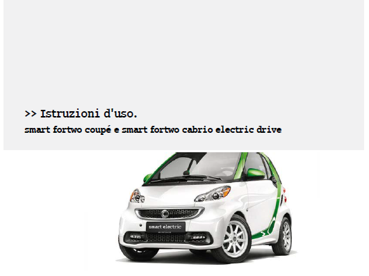 Libretti uso e manutenzione SMART
